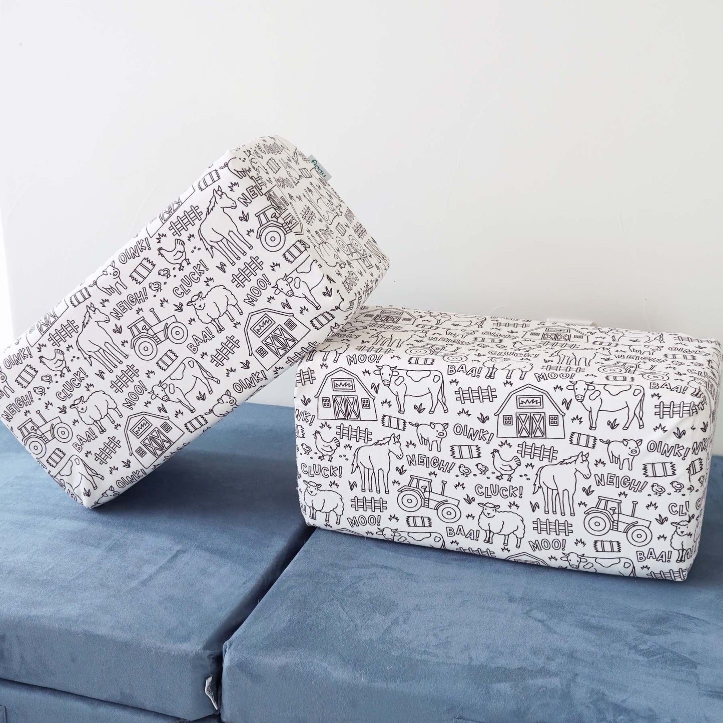 Color Me Figgy Rectangle Cover | Reusable Washable Coloring Cover