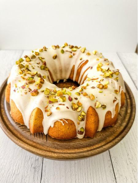 Baking Yum! Pistachio Olive Oil Cake Recipe with Creator Ashley Tutt