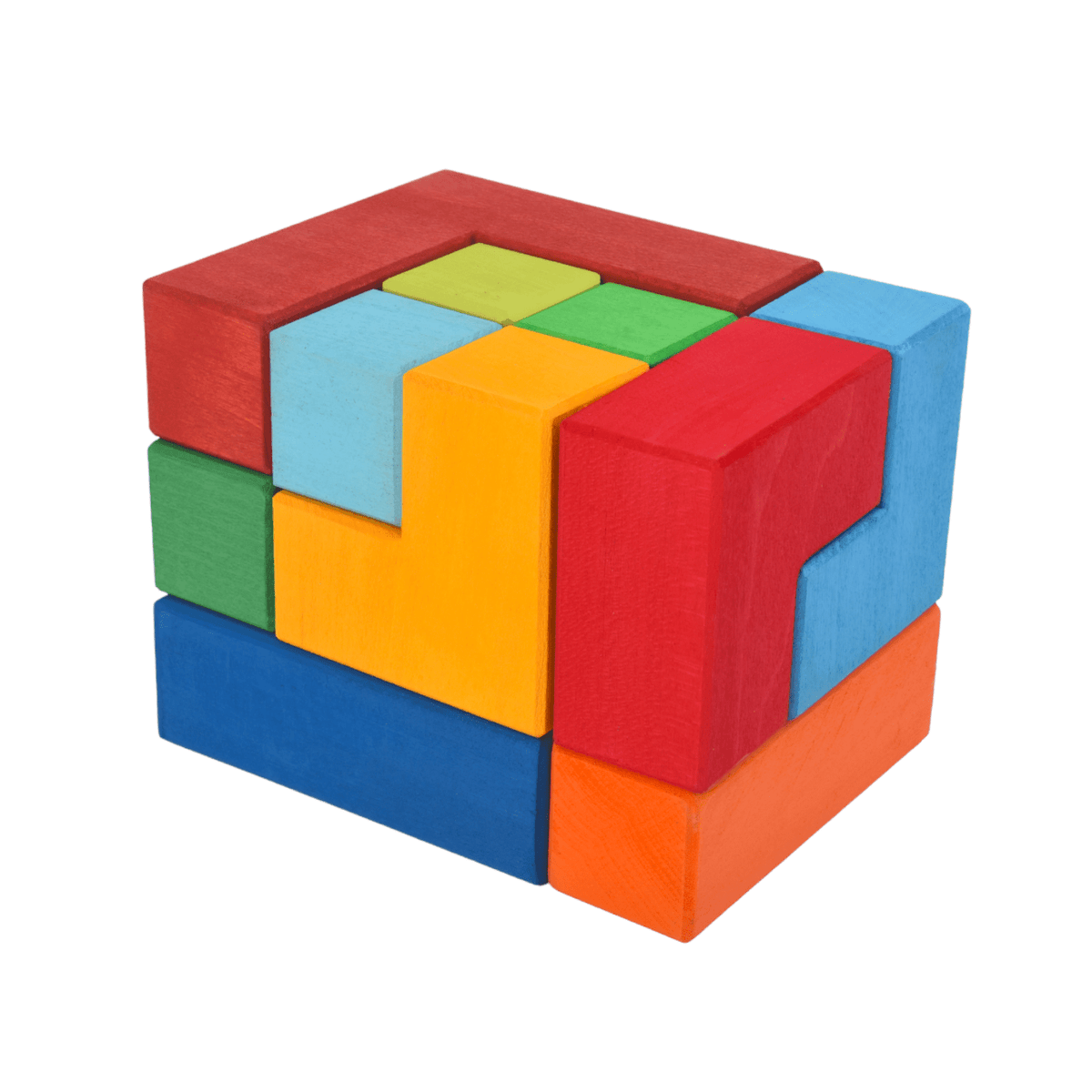 Creative Square Puzzle - Building Block Set (Stained)