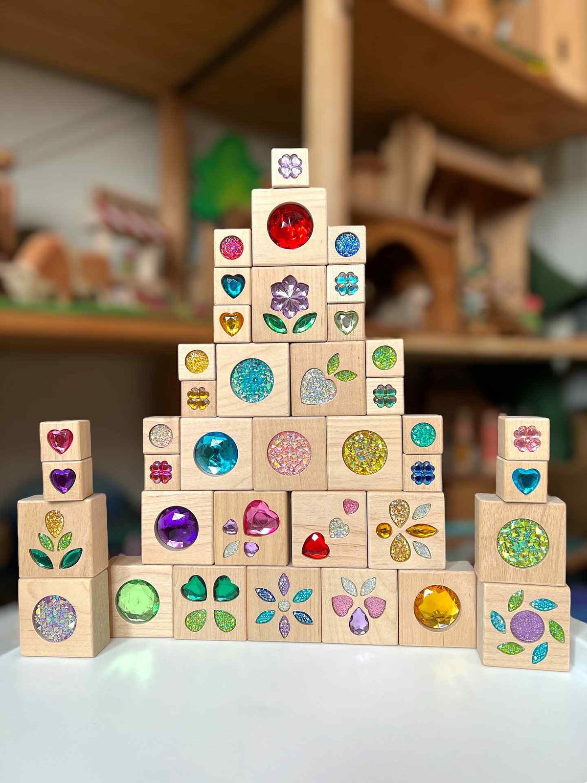 Sparkle Garden Gem Block Set – 30 & 40-Piece Sets