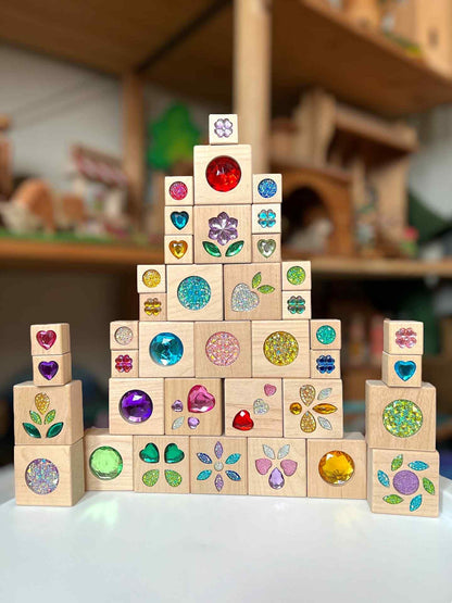Sparkle Garden Gem Block Set – 30 & 40-Piece Sets