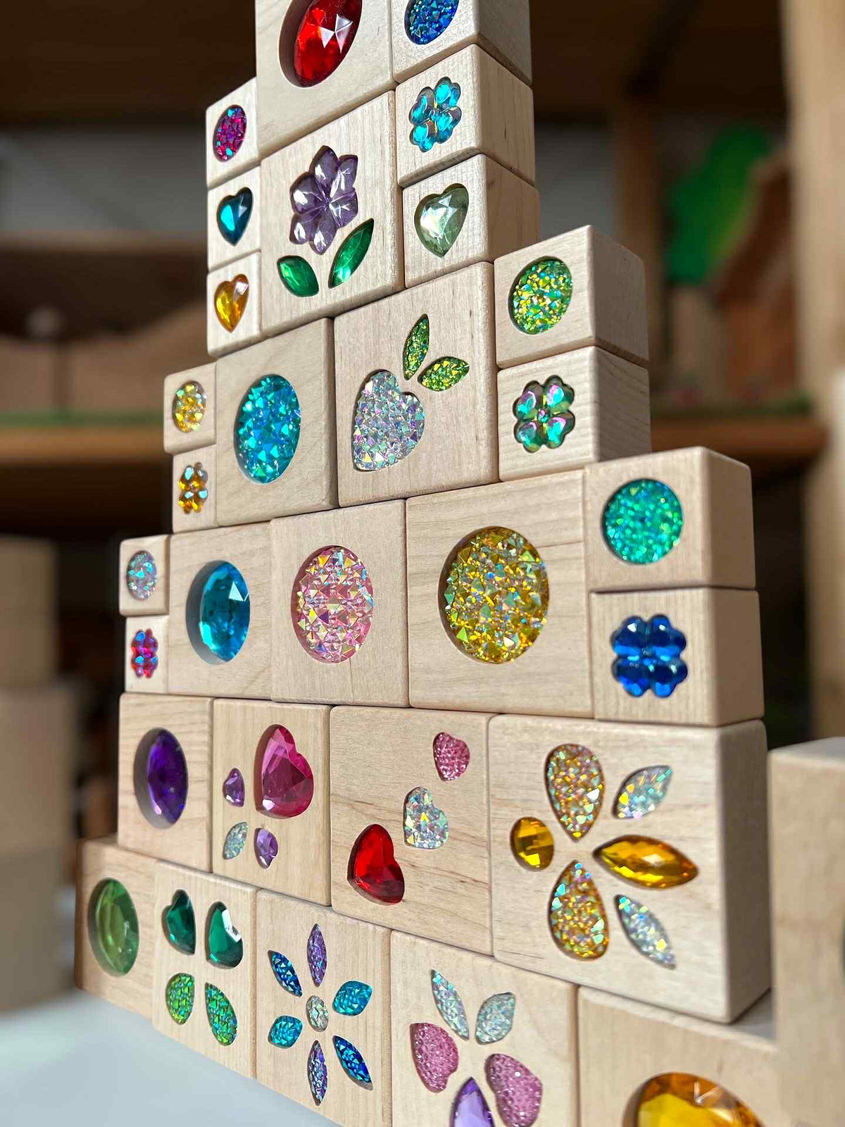 Sparkle Garden Gem Block Set – 30 & 40-Piece Sets
