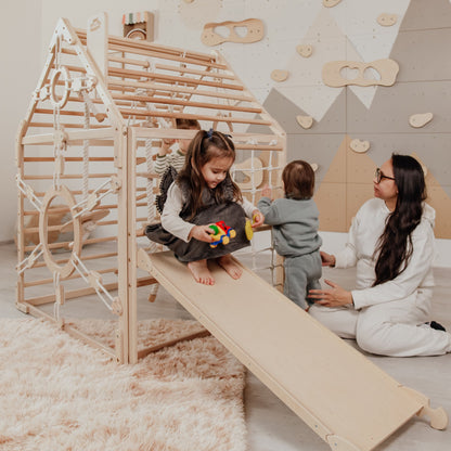 Wooden Climbing Playhouse