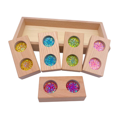 Gem Block Collection – 3 Styles with Wooden Storage Trays