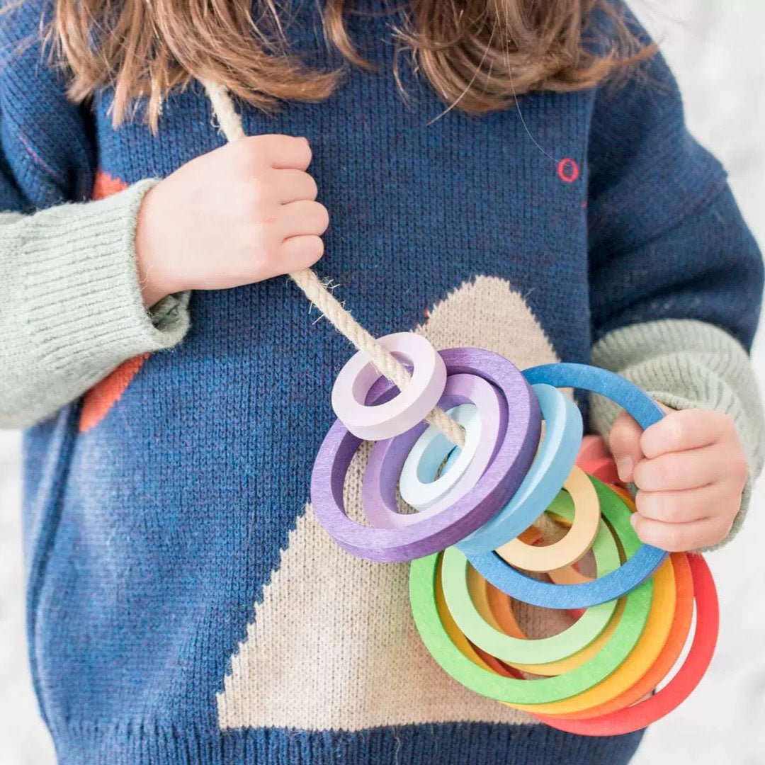 24-Piece Nesting Rings - Primary (Stained)