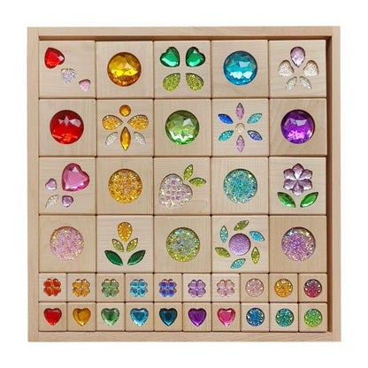 Sparkle Garden Gem Block Set – 30 & 40-Piece Sets