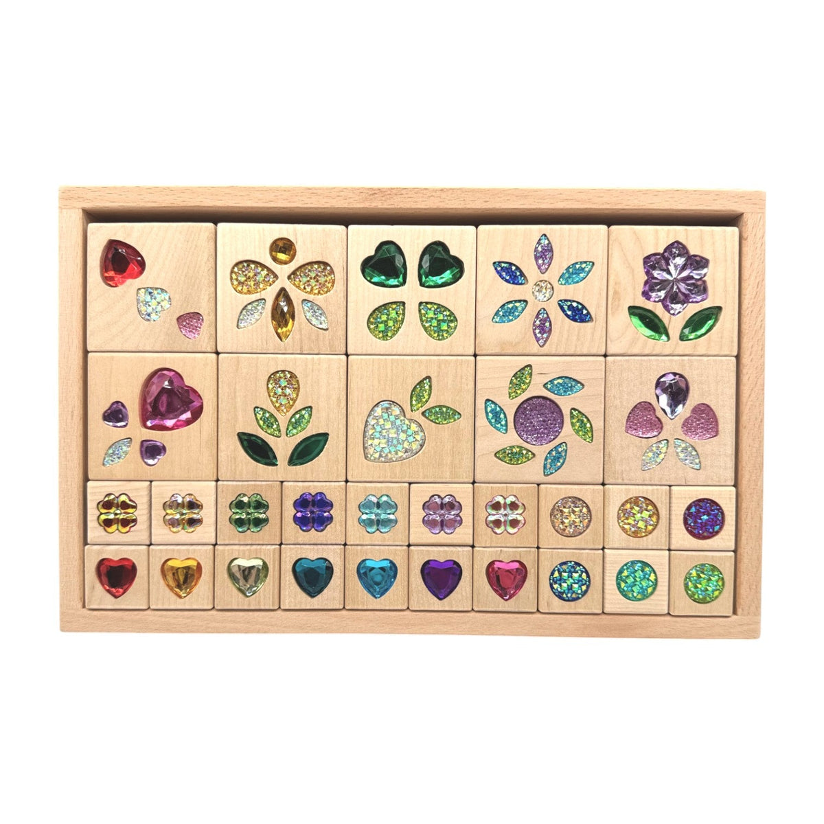 Sparkle Garden Gem Block Set – 30 & 40-Piece Sets