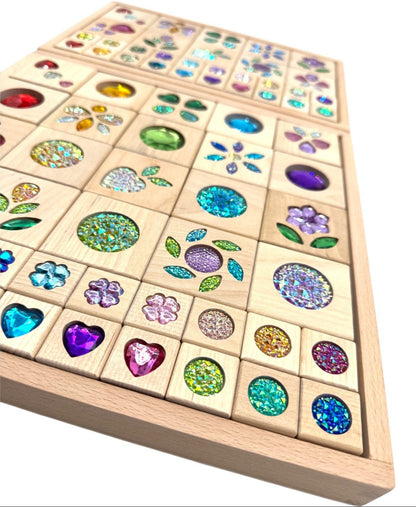 Sparkle Garden Gem Block Set – 30 & 40-Piece Sets