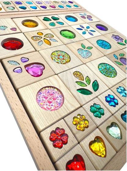 Sparkle Garden Gem Block Set – 30 & 40-Piece Sets
