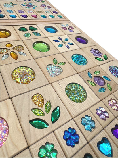 Sparkle Garden Gem Block Set – 30 & 40-Piece Sets