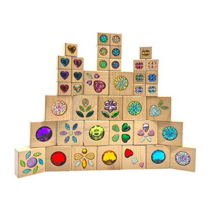 Sparkle Garden Gem Block Set – 30 & 40-Piece Sets