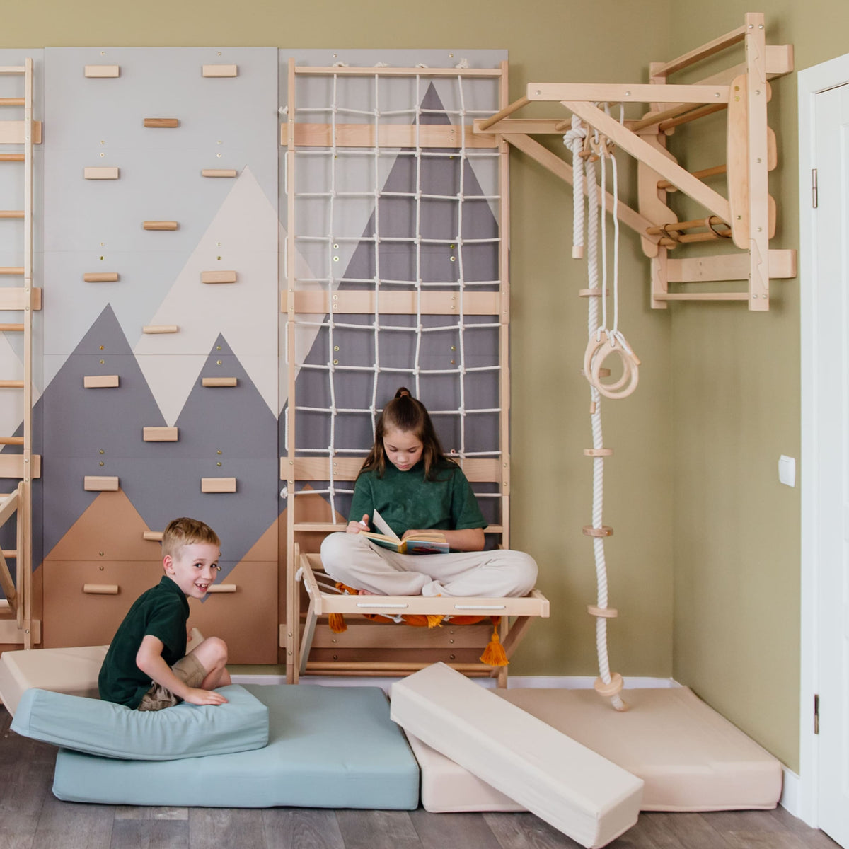 Swedish Ladder Wall Gym