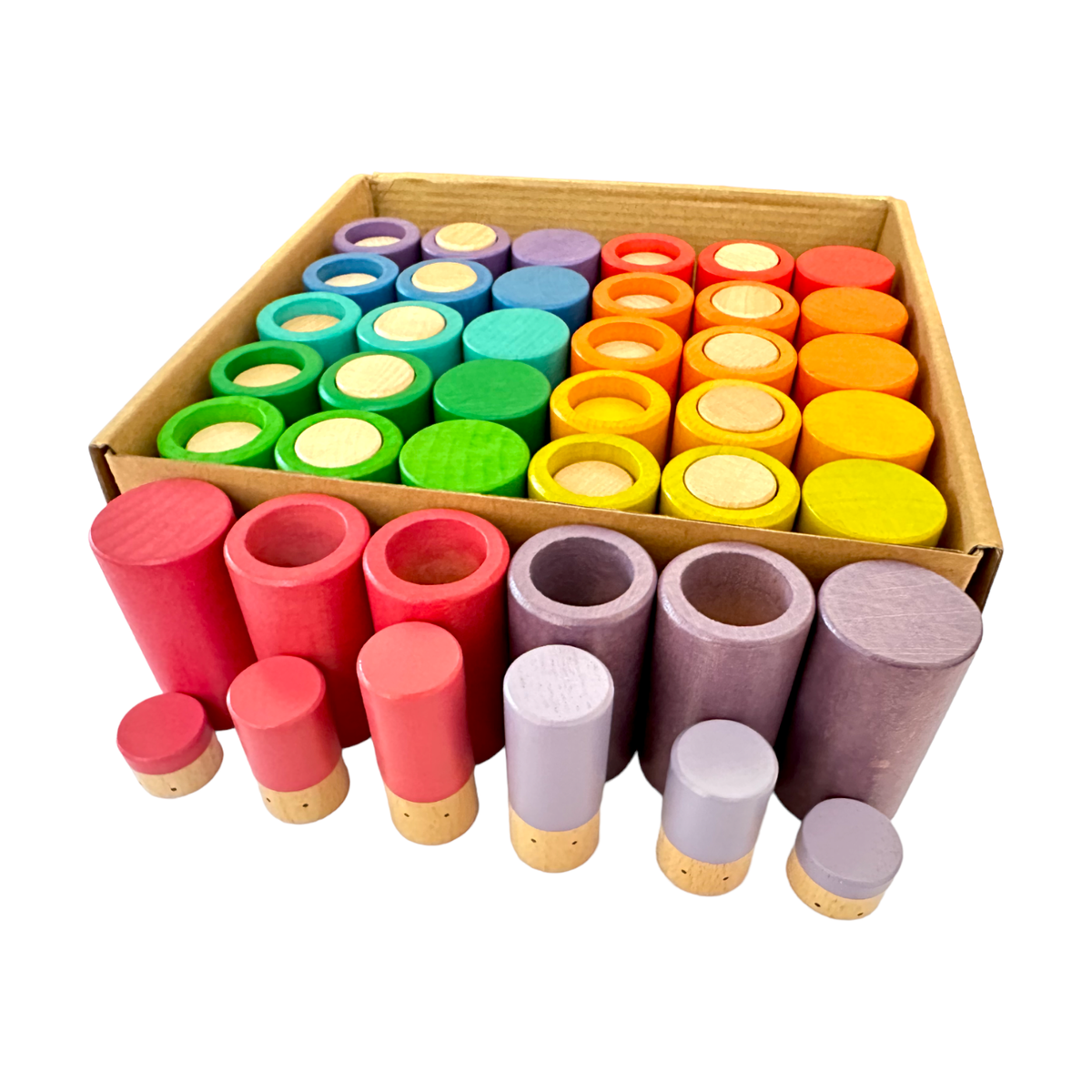 72-Piece "Lola" Stack & Sort Set - Primary