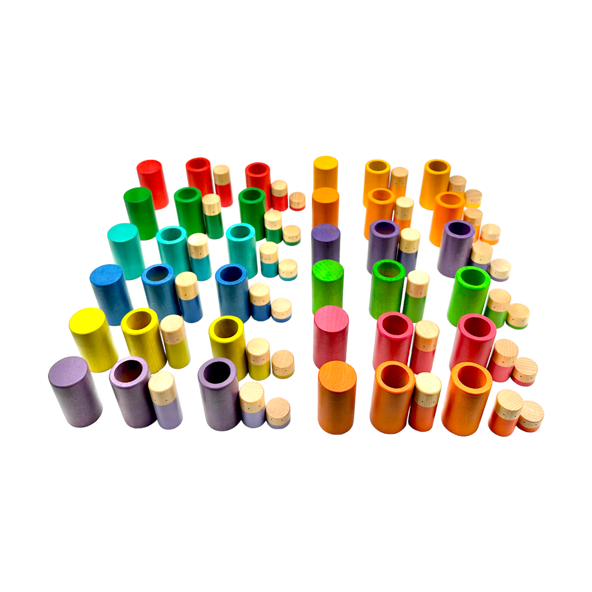 72-Piece "Lola" Stack & Sort Set - Primary