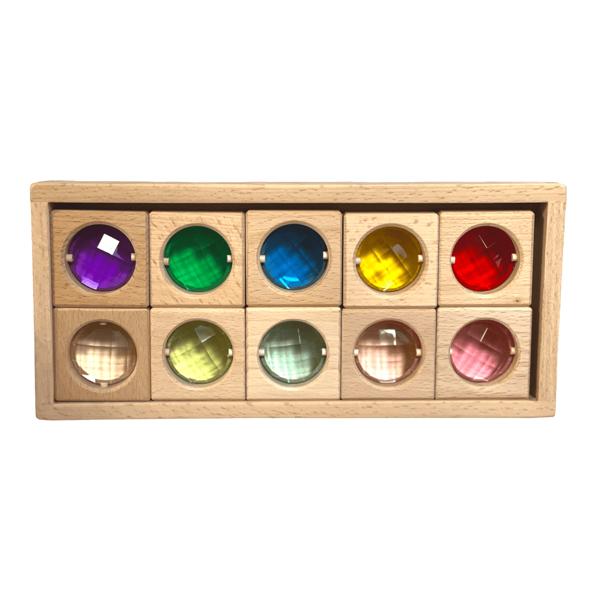 10-Piece Gemmed Window Blocks with Storage Tray