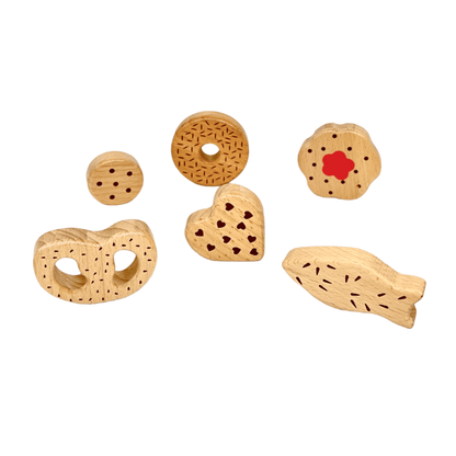10-Piece Wooden Popsicle & Pastry Playset