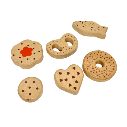 10-Piece Wooden Popsicle & Pastry Playset