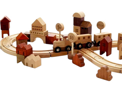 56-Piece "Town Exploration" Train Set