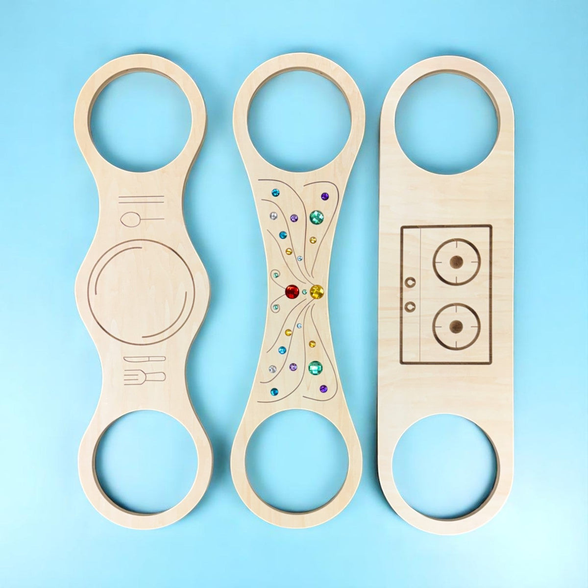 3-Piece Stepping Stone Connector Board Set