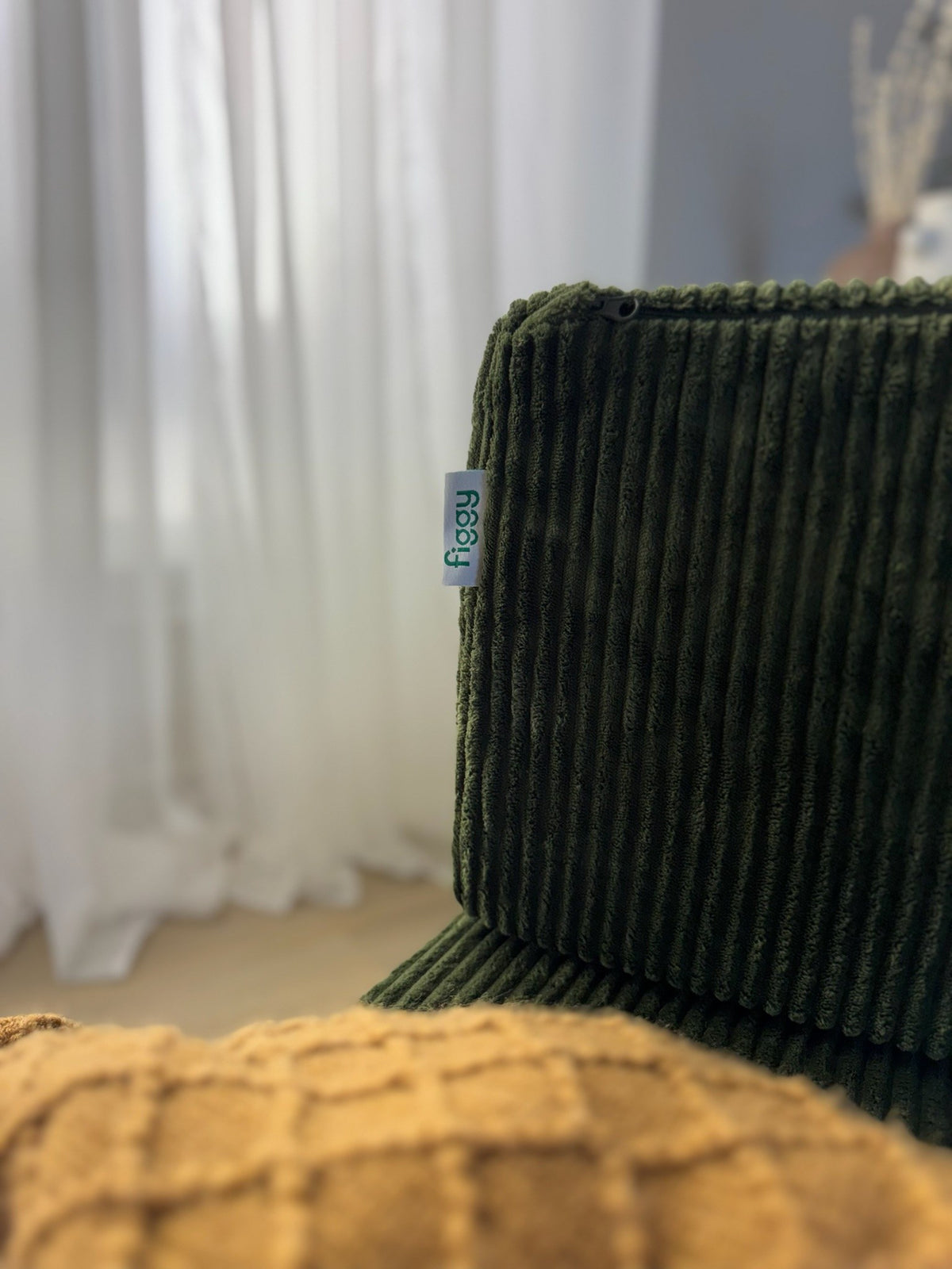 Figgy Adventure Mat in Moss luxe corded plush