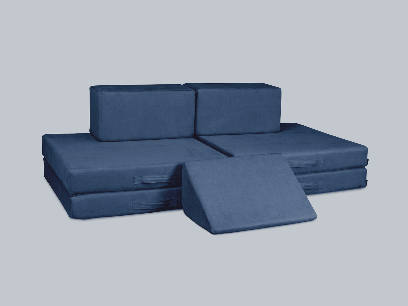 The Figgy 7-piece play couch in Ocean