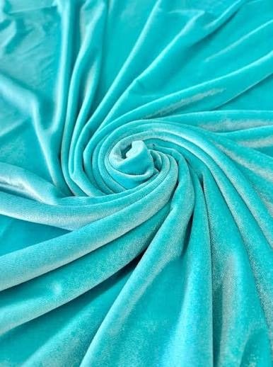 Glacier Pool luxe velvet fabric - Figgy Adventure Mat