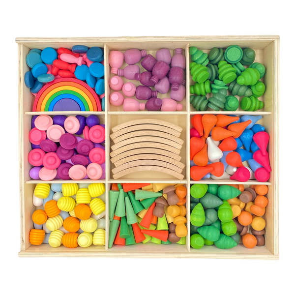 252-Piece Mandala Loose Parts Set