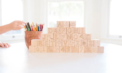Maple ABC Block Set