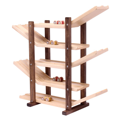 Amish-Made, Handcrafted Wooden Car Roller Racetrack Action Toy