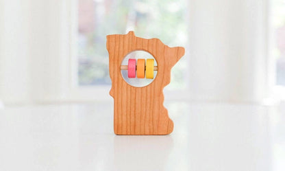 Minnesota Wooden Baby Rattle™