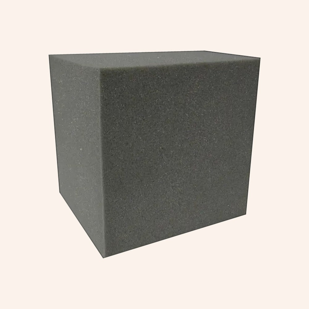 Charcoal 6x6 soft foam cube