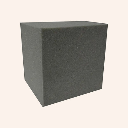 Charcoal 6x6 soft foam cube