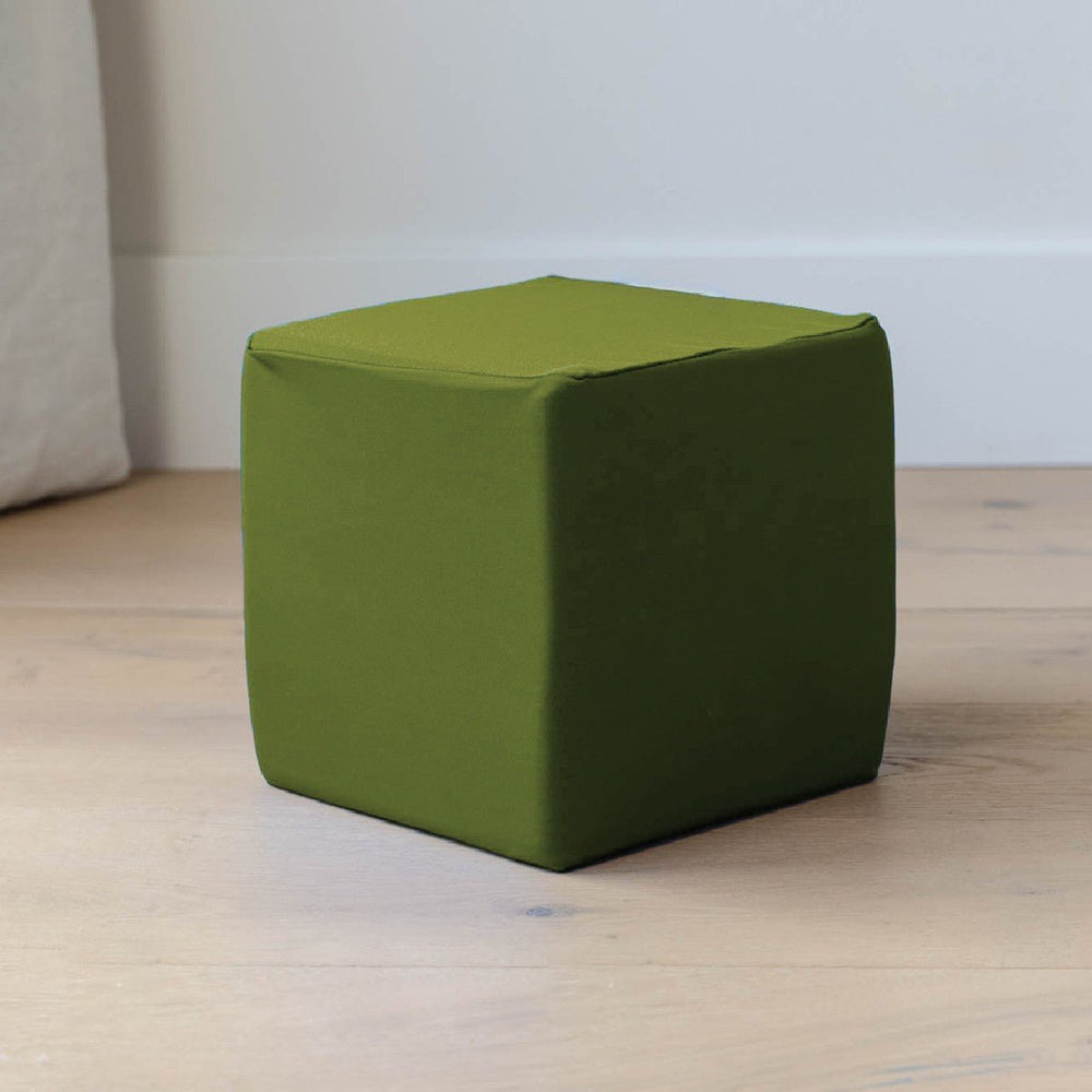 Army Green cover on a 6x6 soft foam cube