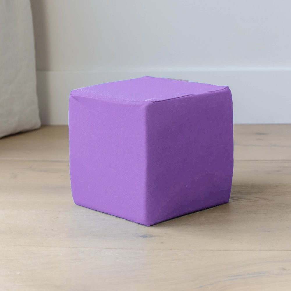 Lavender cover on a 6x6 soft foam cube
